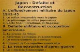 Japon: défaite et reconstruction