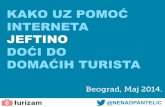 Nenad Pantelić - Kako uz pomoć interneta jeftino doći do domaćih turista