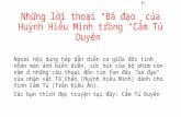 Những lời thoại “Bá đạo” của Huỳnh Hiểu Minh trong “Cẩm tú duyên"