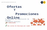 Presentación ofertas y promociones online