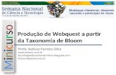 Produção de WebQuest a partir da Taxonomia de Bloom