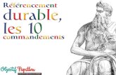 Les 10 commandements du référencement durable - Mêlée Numérique 2015