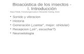 Bioacustica insectos