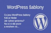 WordPress šablony