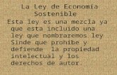La ley de economia sostenible castellano