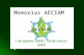 Memorias AECIAM