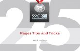 Pages tips and tricks