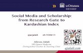 Social Media and Scholarship