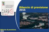 Bilancio di previsione 2015 - Provincia di Gorizia