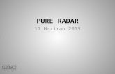 Pure Radar 17 Haziran '13