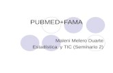 Pubmed+fama seminario 2 estadistica