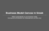 Business Mode Canvasl - Συστηματική αντανάκλαση του επιχειρηματικού μοντέλου σας!