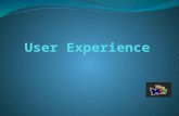 User experience - IHM