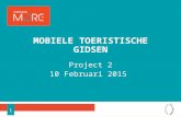 Mobile tourism guides: why, typology and challenges - Start project 2 10feb2015