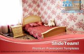 Modern bedroom children power point themes templates and slides ppt designs