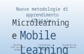 Microlearning & Mobile Learning [ITA]