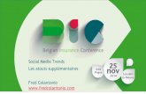 Les atouts supplémentaires des médias sociaux (Fred Colantonio) - Belgian Insurance Conference 2014