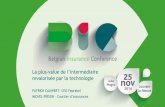 La plus-value de l'intermédiaire (Michel Pirson) - Belgian Insurance Conference 2014