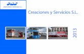 Catálogo Creaciones y Servicios 2013