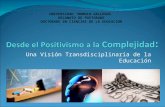 Desde El Positivismo A La Complejidad Dr  Aisa Colina