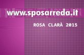 Rosa Clarà 2015 COLLEZIONE ABITI DA SPOSA