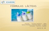 Formulas lacteas