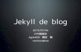 Jekyll de blog