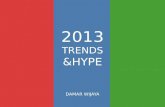 2013 Trend and Hype