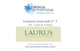Lessons Learned #7 - Equipa 23