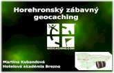 Martina Kubandova - Horehronsky zabavny geocaching