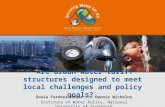 Are urban water tariff structures designed to meet local challenges and policy goals by sonia ferdous and dennis wichelns