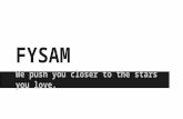FYSAM - Follow your Stars!
