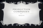existing production companies