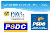 Candidatos do PSDB/PRP/PSDC – Fattori 45