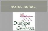 Hotel Rural El Duende del Chafaril. Cáceres.