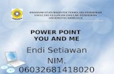 profile you and me Endi Setiawan