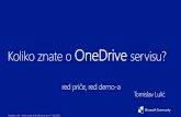 Koliko znate o OneDrive servisu?