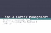 PSY 126 Week 4: Time & Career Management