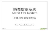 鏡像檔案系統 Mirror File System : MFS