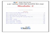 Lap Trinh Vien Ma Nguon Mo PHP - Module 2
