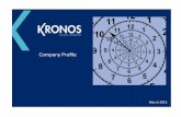 KRONOS Track Record K March 2015