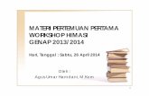 Materi Workshop Himpunan Sistem Informasi Semester Genap Tahun Ajaran 2013/2014