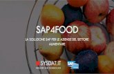 SAP4FOOD | Soluzione SAP per le aziende alimentari