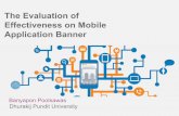The Evaluation of Effectiveness on Mobile Application Banner
