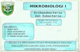 Archaebacteria & Eubacteria