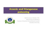 Arsenic and manganese poisoning