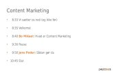 Content Marketing: Hvad er det og sådan virker det