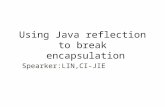 Using Java reflection to break  encapsulation