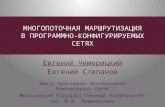 Многопоточная маршрутизация в SDN Евгений Чемерицкий, Евгений Степанов, ЦПИКС