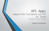 Compartilhe facilmente sua API no Azure